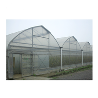 Film UV 200mic pour serre multi-travée Ventilation du toit de serre avec dent de scie en plastique renforcé pour la culture de légumes
