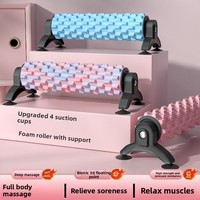Changfeng Yoga Schaumstoffrolle mit Saugnapfhalterung für Muskelentspannung, Professionelles Massage- und Faszien-Yoga-Zubehör
