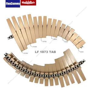 Top Quality Curved Chain 1873 TAB Series Conveyor Plastic Modular Chain