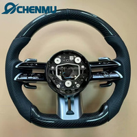 Volant de voiture en cuir synthétique suède, fourni par l'usine, pour Mercedes-Benz W212 W213 W222 W204 W205 GLA GLB GLC GLE AMGC E S G-Class