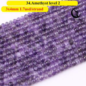 Zhe Ying 3*4 мм граненый Камень rondelle бусины из Нефритового камня rondelles бусины 3 мм граненый rondelle драгоценный камень Бусины - Product Image 6