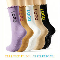 Vente en gros personnalisée, chaussettes de Pilates, chaussettes de yoga, chaussettes de sport, sur mesure basées sur des images
