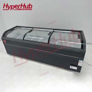 OEM/Concessionnaire Prix Congélateur à affichage en verre économe en énergie Congélateur îlot anti-buée - Product Image 1