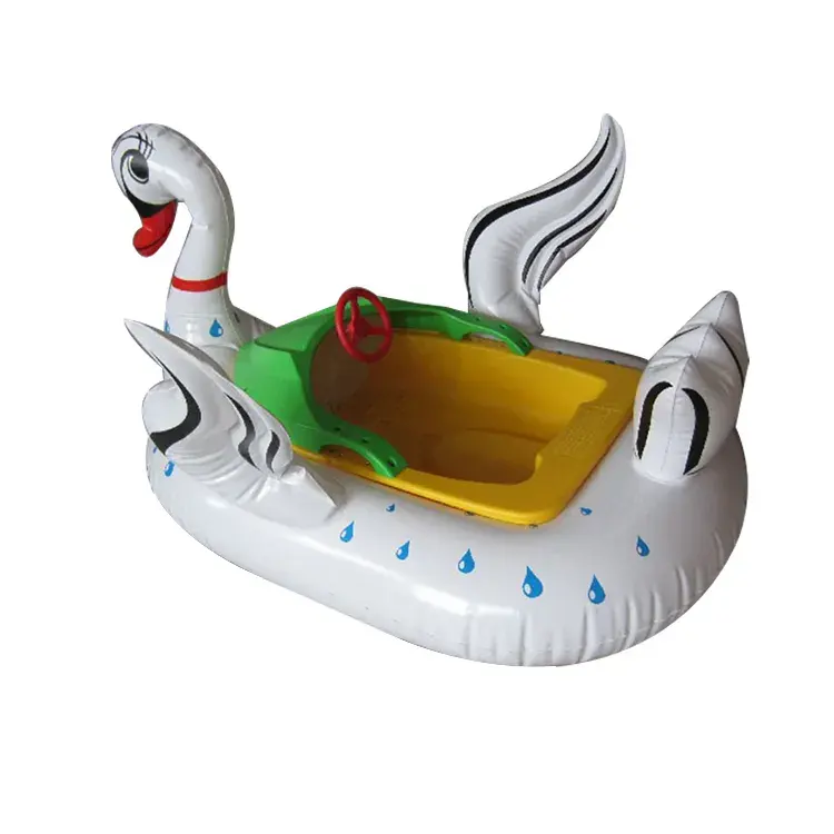 Produk kolam taman air perahu Bumper elektrik tiup untuk anak anak