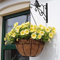 Support de Jardinière Murale en Métal Réglable pour Décoration Intérieure, Pot de Fleur