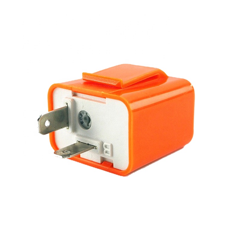 DC 12V мотоциклов поворотов мигает электронные 2-контактный Регулируемая частота Светодиодный проблесковый маячок реле