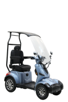 Scooter électrique chinois modèle Pika-Roof, cyclomoteur, tricycle, moto à 4 roues, 1000W, 60V20AH, 25KM/H, pour adultes, grande capacité