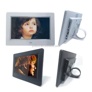 New Arrival Photo Music Video Playback Function 7" Digital Photo Album With Clock Calendar