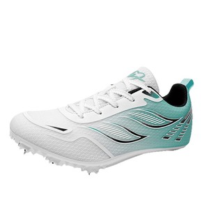 <span class=keywords><strong>Zapatillas</strong></span> de atletismo transfronterizas unisex para exteriores con tacos antideslizantes para correr y salto largo, modelo de malla con parte superior de PU y <span class=keywords><strong>clavos</strong></span> de acero. - Product Image 1