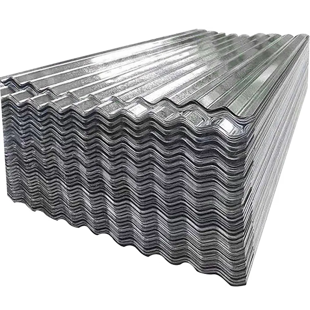 Hoja de acero corrugado galvanizado GI de alta calidad hoja de techo de zinc hoja de techo de hierro 04mm