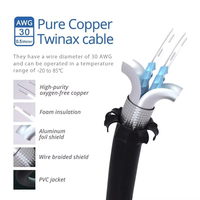 Câble DAC Twinax SFP+ 10G de haute qualité, passif, à connexion directe en cuivre, 0,5-7 m, compatible avec les commutateurs Cisco/MikroTik/HP/Intel, etc.