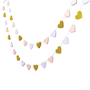 Decoraciones iridiscentes para fiesta, <span class=keywords><strong>guirnalda</strong></span> de puntos de círculo de estrellas, papel holográfico metálico de doble cara, banderín de <span class=keywords><strong>banderines</strong></span> para fiesta - Product Image 2