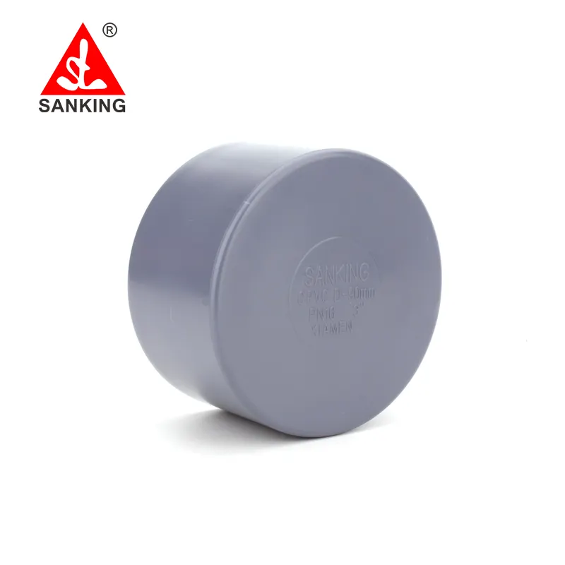 Sanking Topi Plastik Drainase Air, Tutup Ujung PVC Drainase Air Pas Pipa PVC 20-160Mm