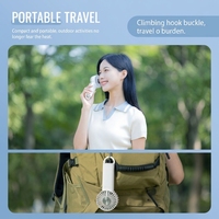Ventilateur portable USB rechargeable pour l'été, mini-refroidisseur d'air personnel de bureau, compact et pratique, avec fonction de compression froide