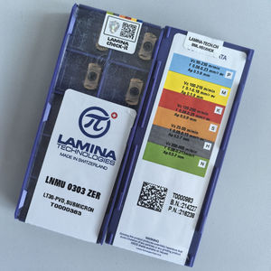 LNMU0303ZER LT30 PVD Coated Carbide Turning Inserts <b>Square</b> Shape HRC40-HRC60 CNC Lathe Machine <b>Tools</b> Laminas Brand Custom OEM - Product Image 2