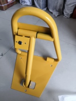 Serrures de stationnement manuelles manuelles en acier inoxydable Triangle enduit de poudre jaune robuste