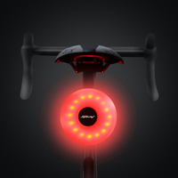 Usine IPX8 étanche vélo feu arrière USB Rechargeable vélo lumière pour vtt e-bike casque Pack sac feu arrière 5 modèles