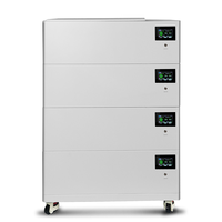 Boîte de stockage d'énergie empilable DIY directe usine, compatible batterie LiFePO4 48V, prise en charge du protocole RS485, livraison directe avec affichage JK BMS V19