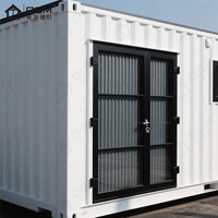 Maison préfabriquée extensible en conteneur maritime en acier de 20/40 pieds, prête à être expédiée, 3, 4 ou 5 chambres, mini-maison préfabriquée pour magasin ou parc