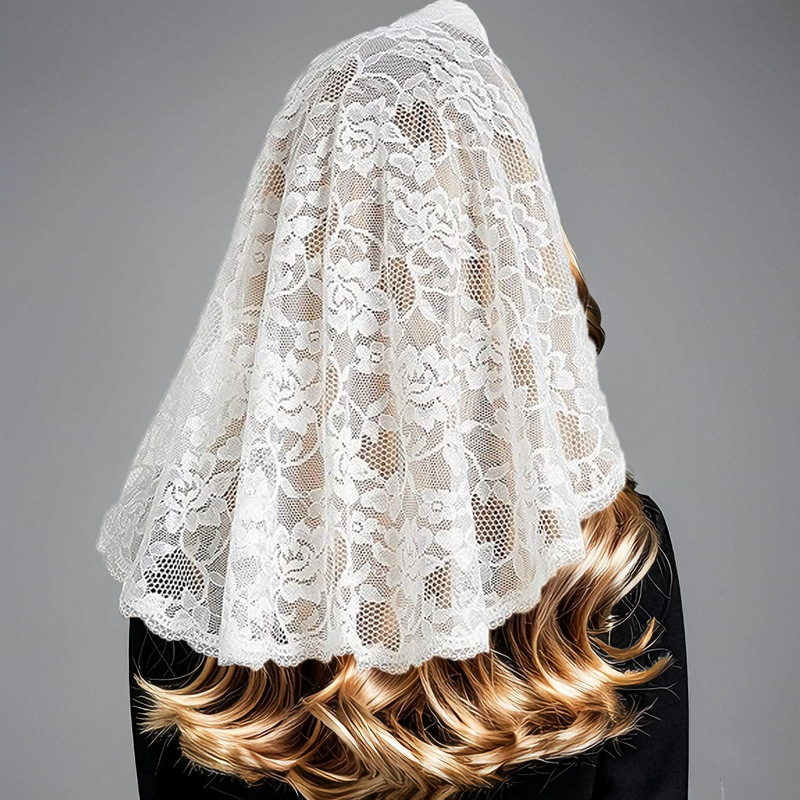 Bridal Muslim Headcloth Shawl Veil Cover