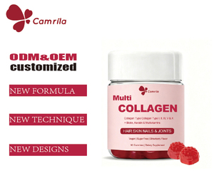 Custom Private Lable Multi Collagen 90 Sugar Free Gummy Skin Brightening Hair Nails Support High <b>Protein</b> Vegan Gummies - Product Image 4