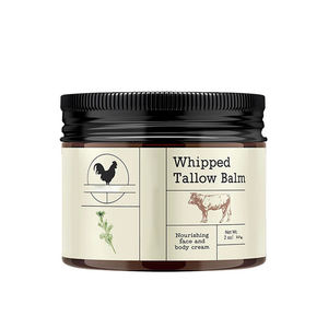 Baume de suif de boeuf soins de la peau baume nourri à l'herbe bio suif de boeuf corps visage hydratant baume de suif fouetté pour le visage - Product Image 6