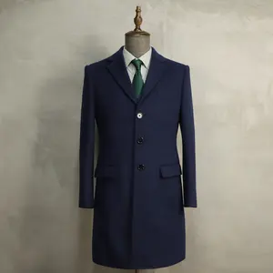 MTM Maßge schneider ter 100% Woll mantel Custom Long Coat Herren mantel für Anzug Maßge schneider ter Business-Mantel