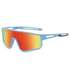 <span class=keywords><strong>2023</strong></span> Usine OEM ODM Sur Mesure UV400 Nouveau Style Extérieur PC Enfants Sport Grande Lentille Lunettes de Soleil Lunettes de Cyclisme Photochromiques - Product Image 5