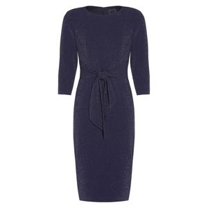 Vestidos Ajustados Azules hasta la Rodilla para Mujer, Vestido Formal con Mangas Largas y Vendaje, Nueva Moda - Product Image 5