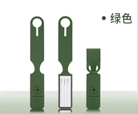 Étiquette de bagage en PU gaufrée personnalisée, vente directe usine 2025, motif lettre personnalisé, étiquette d'identification pour carte d'embarquement