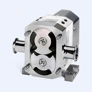 Pompe rotative à lobes en acier inoxydable haute viscosité pour aliments, miel, chocolat, stator 3RP - Product Image 1