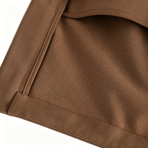 Parka mi-longue à capuche pour <span class=keywords><strong>homme</strong></span>, coupe-vent et chaud, marron caramel, résistante aux plis, idéale pour le froid, personnalisation disponible - Product Image 3