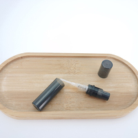 1ml 1.5ml 2ml 3ml 5ml Flacon de parfum noir Atomiseur Flacons d'échantillons de parfum en verre avec bouchon