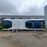 2023 Nouvelles maisons Airbnb Casa Pequea Tinyhouse Maison préfabriquée 3 chambres et salon Volferda Capsul House