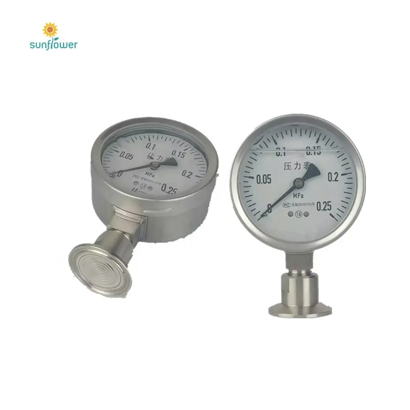 उच्च गुणवत्ता 60mm 0-6bar 0-25bar 0-1.6mpa ss304 खोल पीतल कनेक्शन पानी दबाव नापने का यंत्र