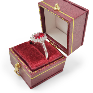 Boîte à bagues carrée miniature vintage haut de gamme, boîte de rangement pour <span class=keywords><strong>bijoux</strong></span> en papier de luxe, boîte à <span class=keywords><strong>bijoux</strong></span> pour fiançailles, mariage, cadeau, vente en gros - Product Image 5