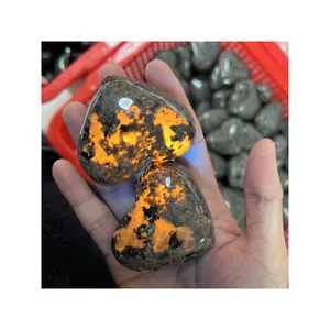 Yooperlite Hearts Wholesale Healing Crystal Stones Fengshui Quartz Yooperlite Heart For Collection