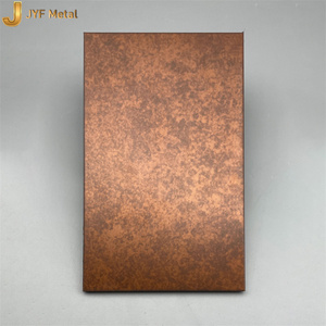 LL424 Antique Brushed Stainless Steel <b>Decorative</b> Panels Vintage Weathered SS Cladding Sheets Aged Patina SS Trim/<b>Wall</b> Panels - Product Image 1