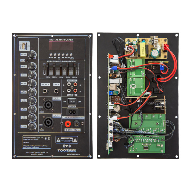 BT 5.3 High Power DSP Amplifier Board Outdoor Audio Trolley Speaker 12V 4.5AH Stereo Receivers & Amplifiers
