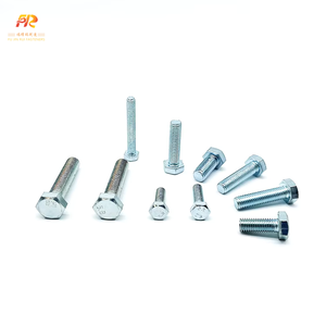 Pernos mạ kẽm thép carbon Hex bu lông lớp 8.8 ASTM A325 307A DIN 933 phẳng đầu M6 M13 M8 M12 lục giác bu lông loạt - Product Image 6