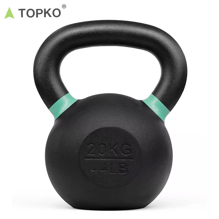 TOPKO гимнастический фитнес-конкурс, чугунный порошок с покрытием kettlebell