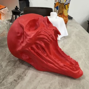Scultura Gotica di Teschio Stampata in 3D, Decorazione per Scrivania, Ornamento per Scaffale, Regalo di Halloween - Product Image 4