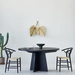 Mobiliário natural sala de jantar móveis minimalista cadeiras de madeira moderna sala de jantar cadeira