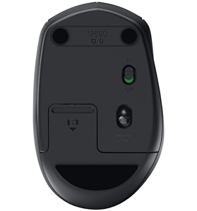 <span class=keywords><strong>Logitech</strong></span> <span class=keywords><strong>M590</strong></span>เมาส์ไร้สาย1000 DPI 7ปุ่ม,ทำงานร่วมกันได้แบบสองโหมดสำหรับคอมพิวเตอร์แล็ปท็อป - Product Image 4
