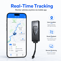 Traceur GPS 4G LTE GSM WiFi pour gestion de flotte en temps réel, mini, étanche, pour voiture et moto, avec coupure moteur, application Android, 1 an