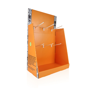Espositore da banco pieghevole moderno in cartone per <span class=keywords><strong>snack</strong></span> per bambini, promozione da tavolo PDQ - Product Image 2