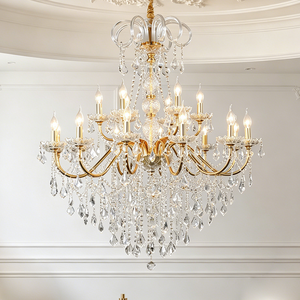 Lustres en cristal en gros, luminaires suspendus en cristal pour plafond, lampes lustres en cristal - Product Image 5