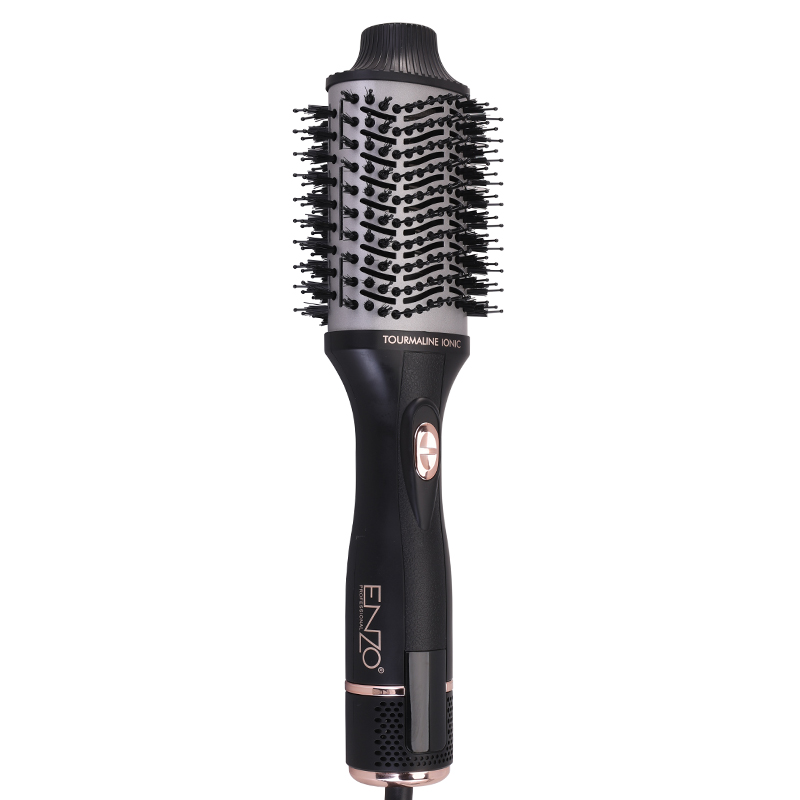 ENZO EN-4135 3 in 1 Volumizer Brush - Ceramic Hair Straightener