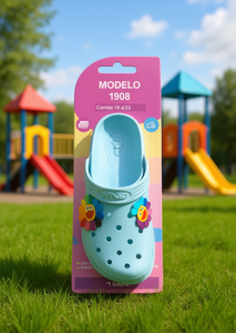 Sandali per bambini con spille animate, taglia da 18 a 23, scarpe estive per ragazze, modello 1908 - Product Image 2