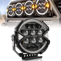 Luz de Trabajo LED con Haz Combinado de Luz Concentrada y Difusa, con Luz de Circulación Diurna DRL, Lámpara de Conducción Todoterreno para Camiones, SUV, ATV, UTV, Vehículos 4x4